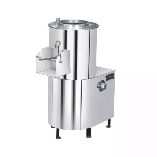 Vinayak Machines Potato Peeler Machine Silver Stainless Steel 1 HP 1440 Rpm 15 Kg/hrs Capacity