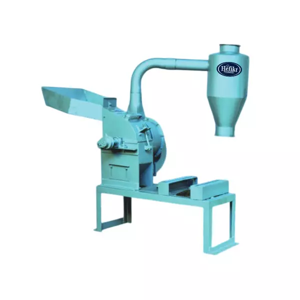 Hefikt Food Machinery Blower Pulverizer Machine 10 x 5 Inch Chamber Size Mild Steel Material