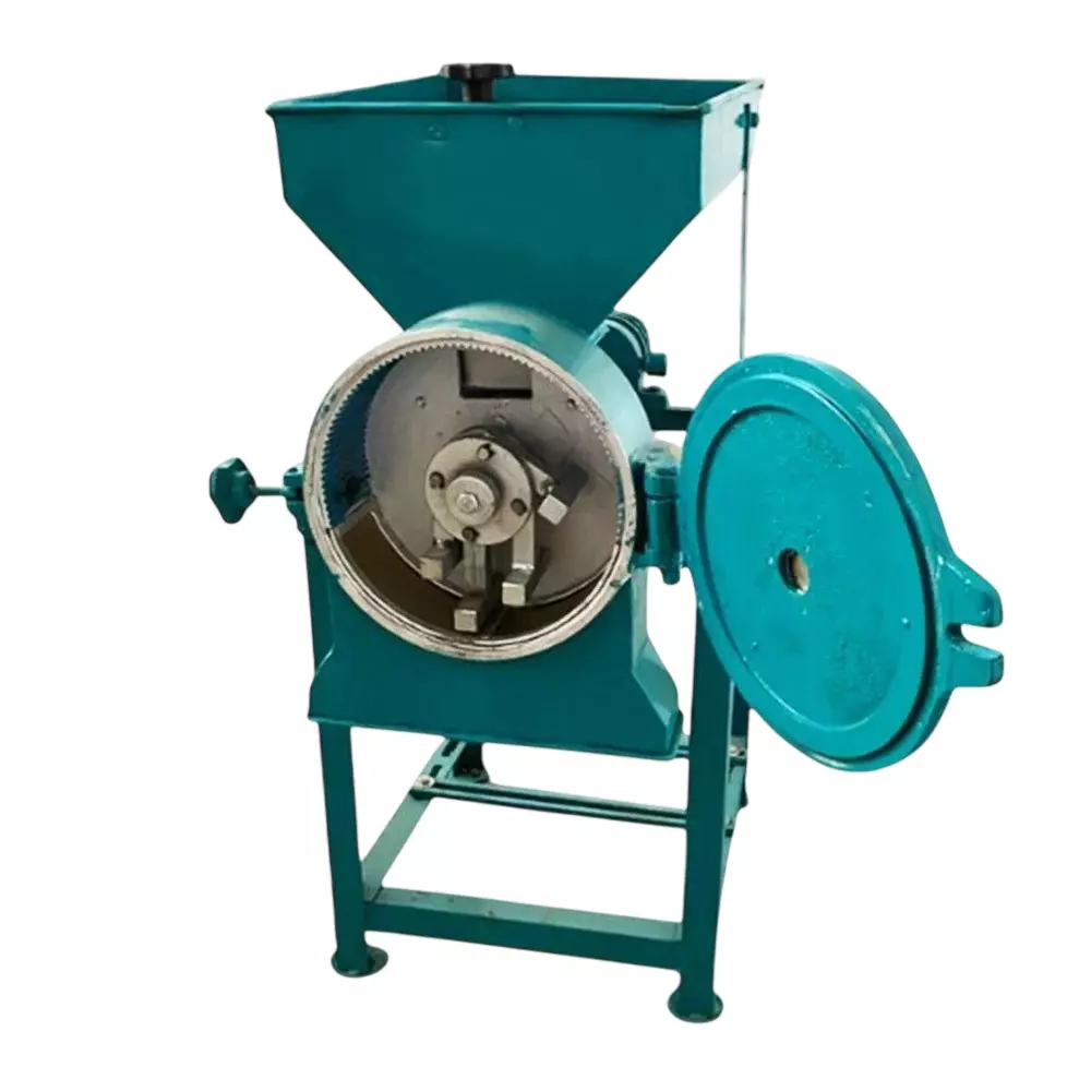 EXWELL Pulverizer Machine 14x7 inch (355 x 177 mm) With Double Chamber Without Motor Power Capacity 70 - 80 Kg P/hr