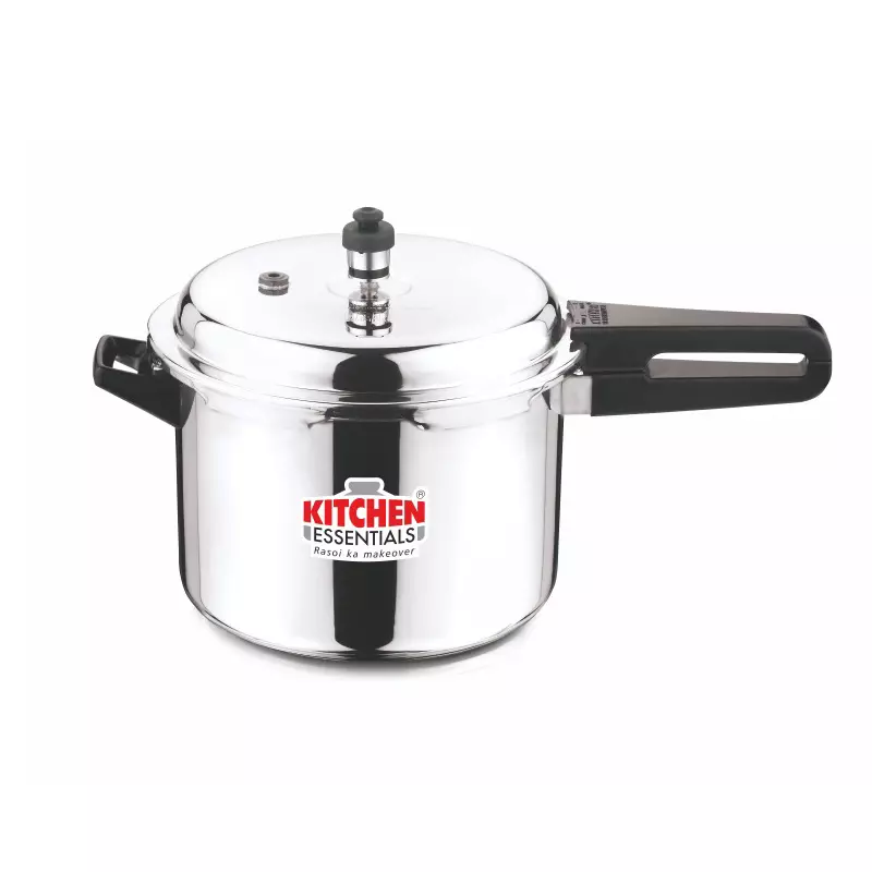 Kitchen Essentials Pressure Cooker Eazy Kook Series 7.5 L Capacity Outer Lid Type Food Grade Stainless Steel Material Silver Color, FG000063