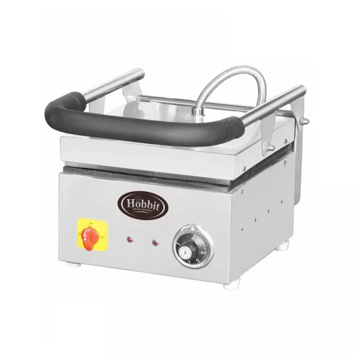 Hobbit Kitchen Equipment Sandwich Griller 4 Pcs Capacity 15 x 15 Inch Chamber Size Stainless Steel Material Suitable for Commercial Kitchens