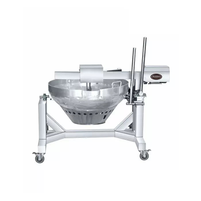 Hobbit Kitchen Equipment Halwa Machine 70-80 Kg Capacity 2 HP Power Stainless Steel Material Suitable for Commercial Kitchens