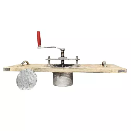 Vinayak Machines Manually Operated Sev Farsan Machine Stainless Steel, Wood Body for Making Namkeen, VNM020
