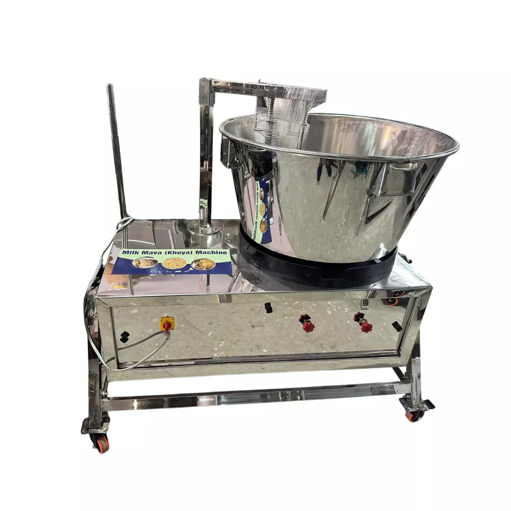 Hobbit Kitchen Equipment Milk Mawa (Khoya) Machine 120 L Capacity Stainless Steel Body Size 50x31x40 inch, Tilting