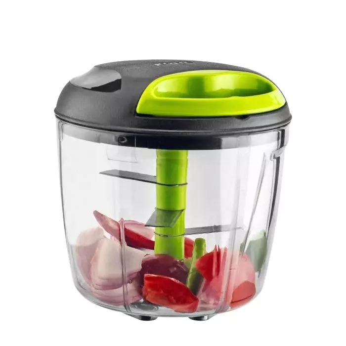 Kohe Manual Vegetable Chopper 5 Blades Multicolor 900 ml Capacity for Home & Kitchen Use, CR-900/B