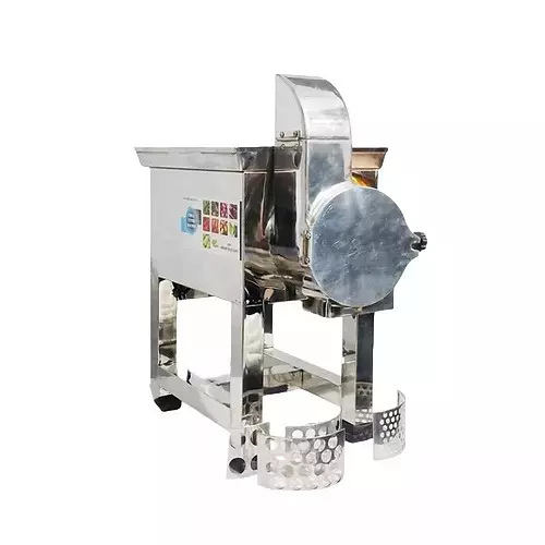 Vinayak Machines Vegetable Chopper Onion Chilli Cutter Silver Stainless Steel 1 HP 100 to 200 Kg/hrs Capacity