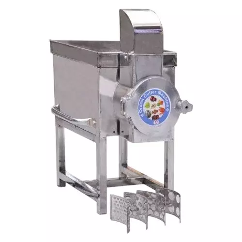 Vinayak Machines 1.5 kW Onion Cutter Stainless Steel Body and 50 Kg/ Hour Capacity