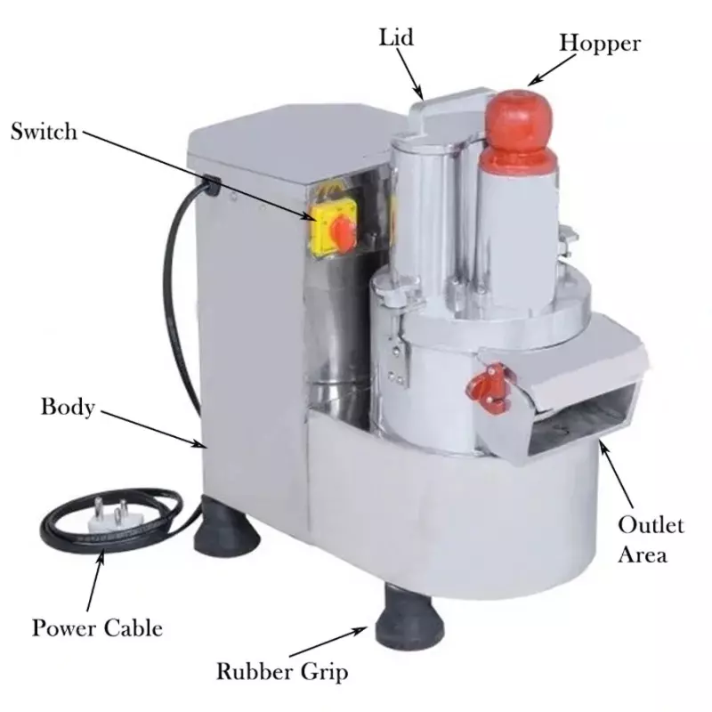 Vinayak Machines Vegetable Cutter Machine Stainless Steel 1 HP Single Phase 125 Kg/hrs Capacity