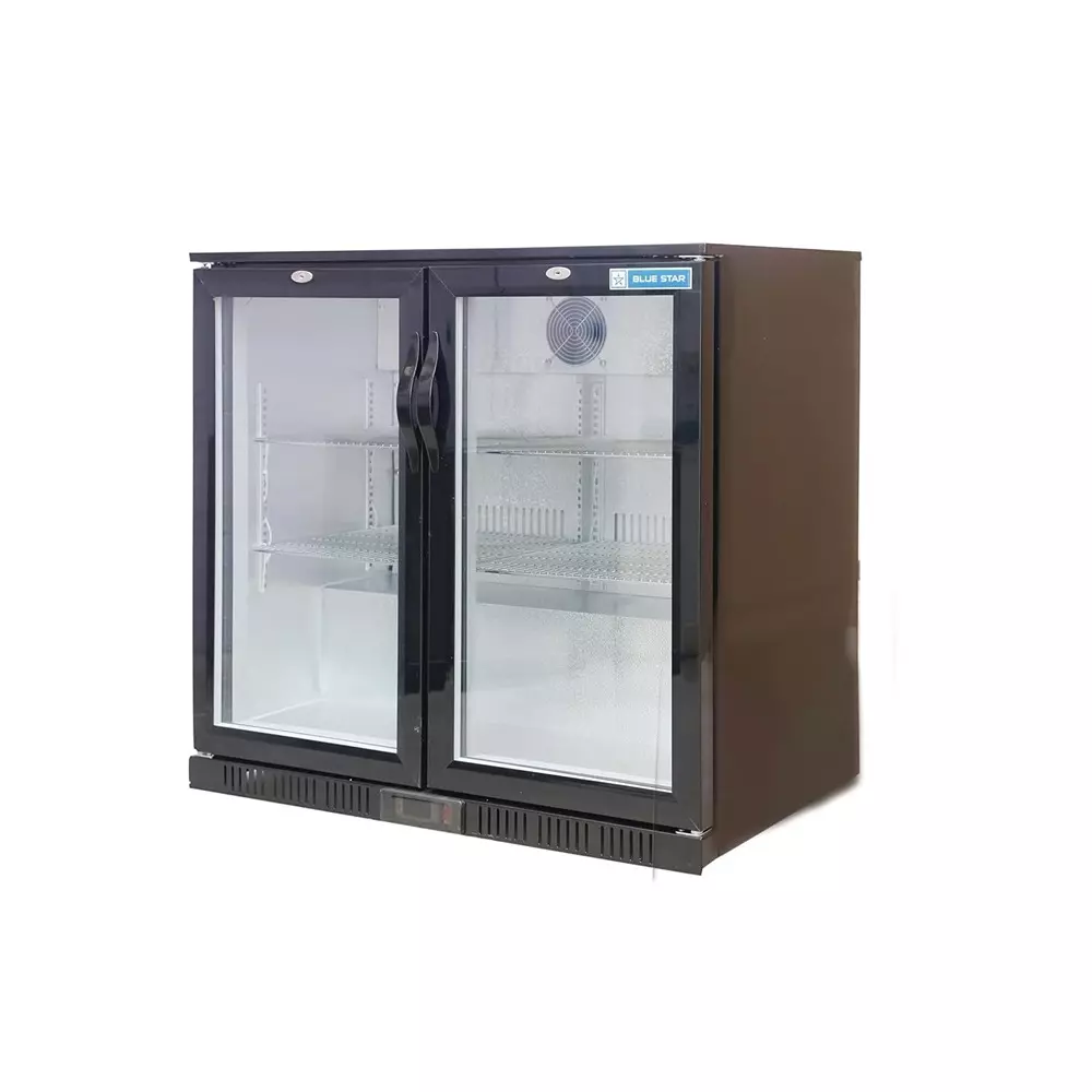 Blue Star Back-Bar Chiller Cabinet Freezers Blue 190 L Capacity, BC250A