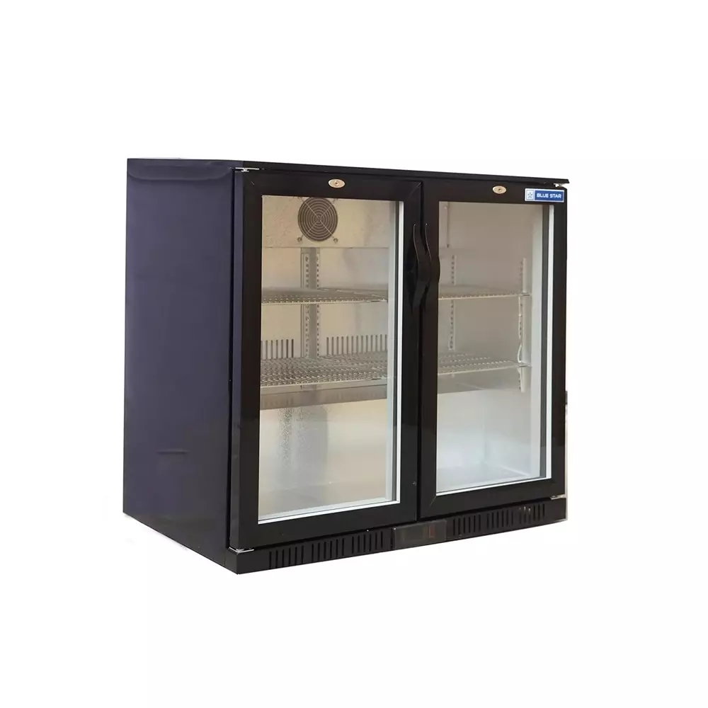 Blue Star Back-Bar Chiller Cabinet Freezers Blue 190 L Capacity, BC250A