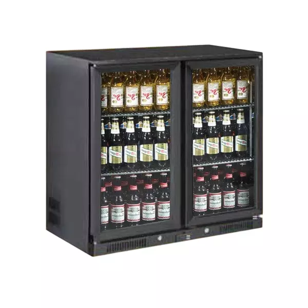 Trufrost Double Door Bar Refrigerator 200 L Capacity 2 Shelves R134a Refrigerant, BB 200 Premia