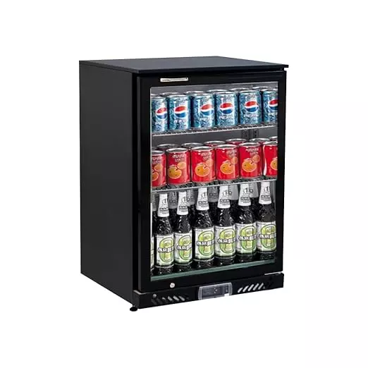 ROCKWELL 149L Back Bar Cooler, Digital Temperature Display, Heavy Duty Design, BB120C (Black)
