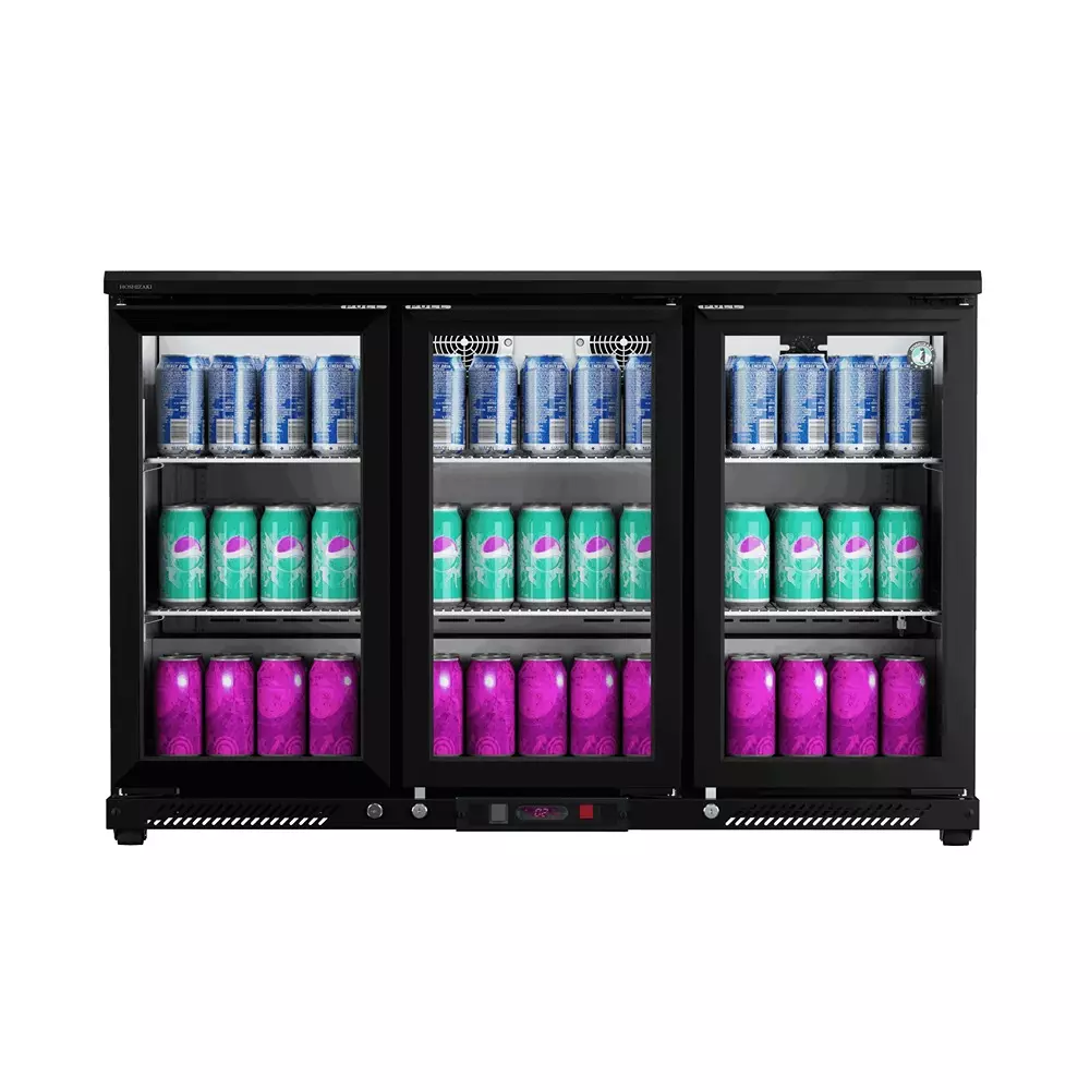 hoshizaki-back-bar-refrigerator-3-door-6-shelves-412-w-compressor-capacity-349-l-volume-rbwh135