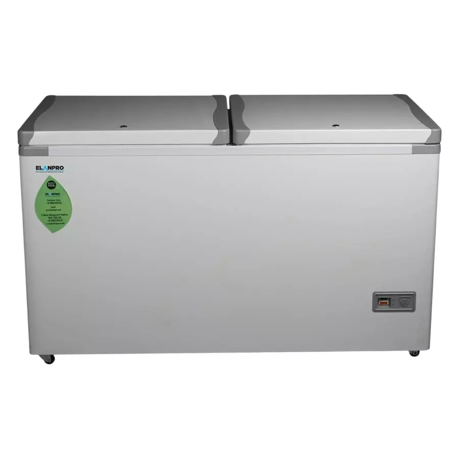 Elanpro Convertible Chest Freezer Capacity 428 L and Double Door, EF 435DDG