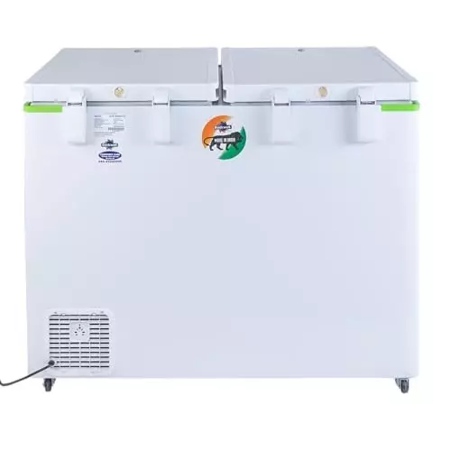 Rockwell 280 L Double Doors Convertible EUTECTIC Hard Top Deep Freezer White, GFR350DDET