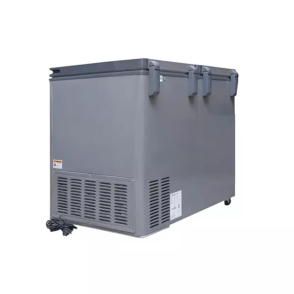 voltas-303-l-hard-top-deep-freezer-convertible-double-door-grey-cvf321da5-w-gw