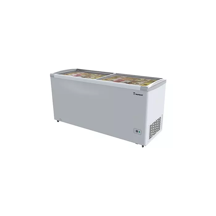 Trufrost Chest Freezer Double Door 450 L Capacity Glass Top, GT 400 Premia