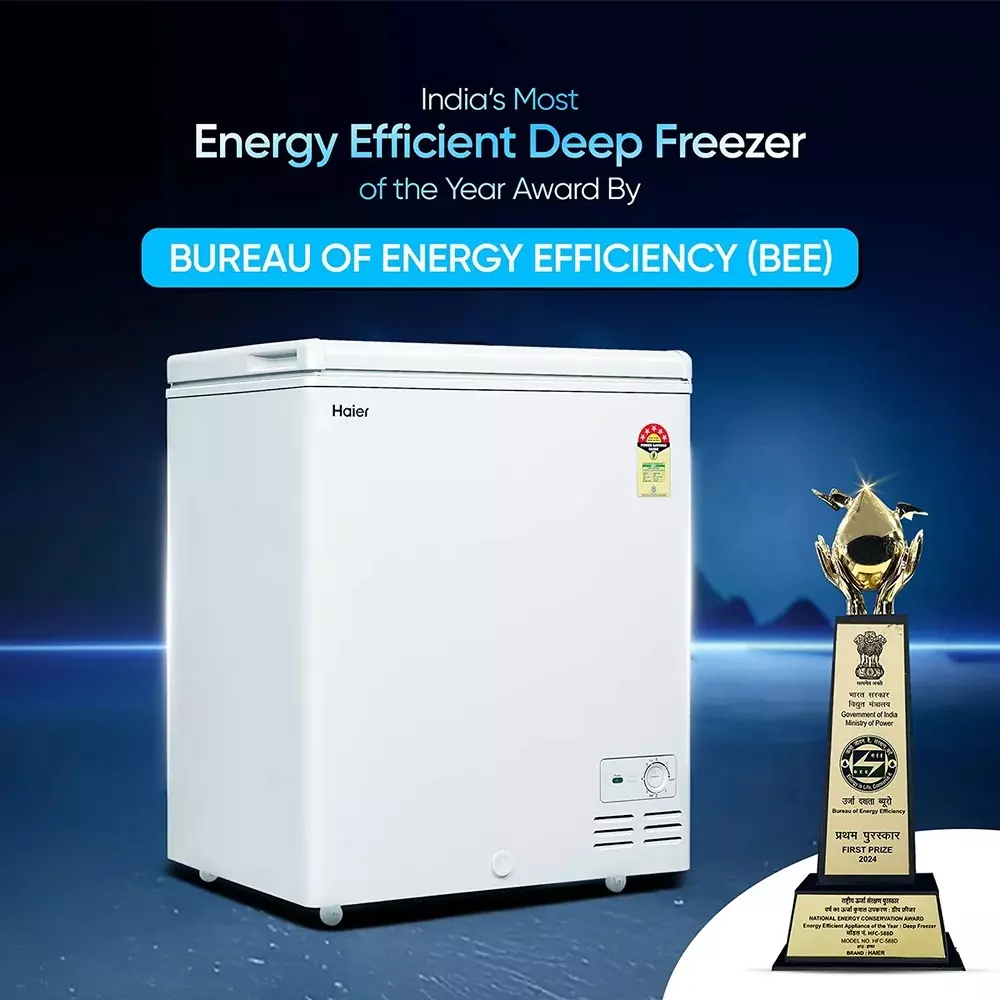 Haier Hard Top Chest Freezer/Cooler 175 L Capacity Single Door Convertible, HFC-175SM5