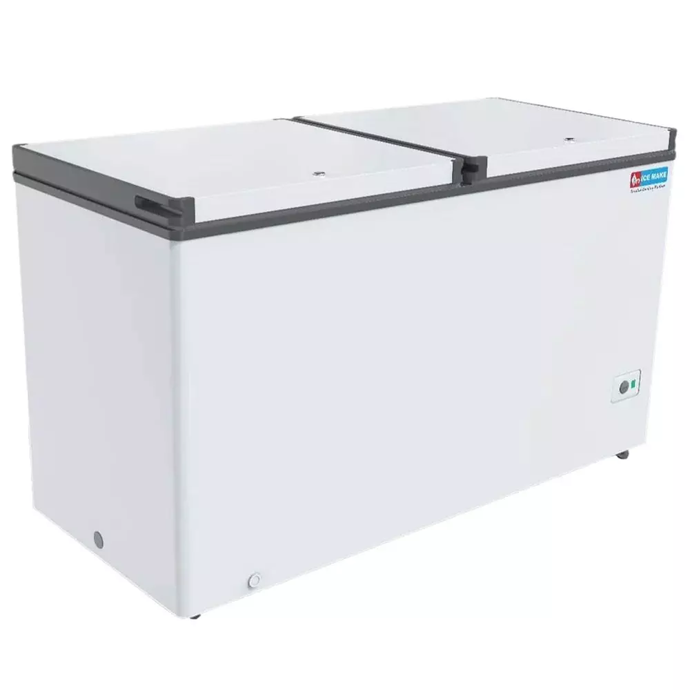 ICE MAKE Hard Top Deep Freezer 305 L Double Door Convertible, IHT350 DD