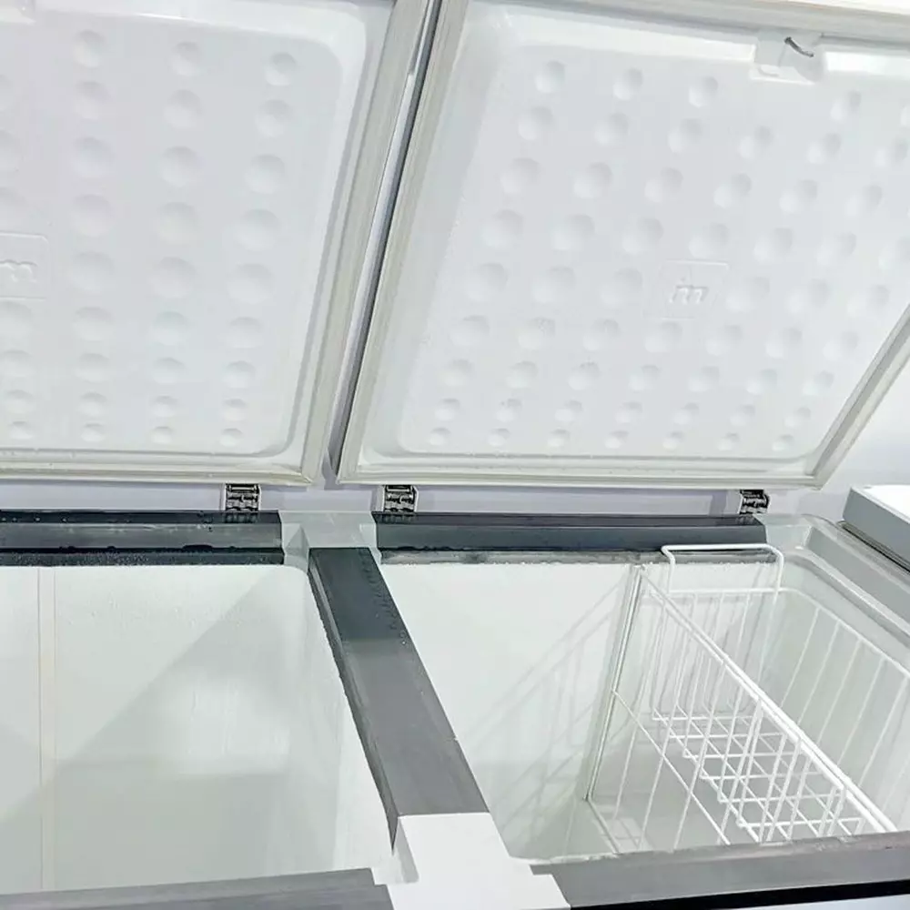 ICE MAKE Hard Top Deep Freezer 305 L Double Door Convertible, IHT350 DD