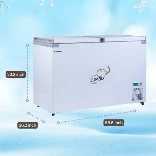 ROCKWELL 485 L Double Door Convertible Hard Top freezer, SFR550DDU