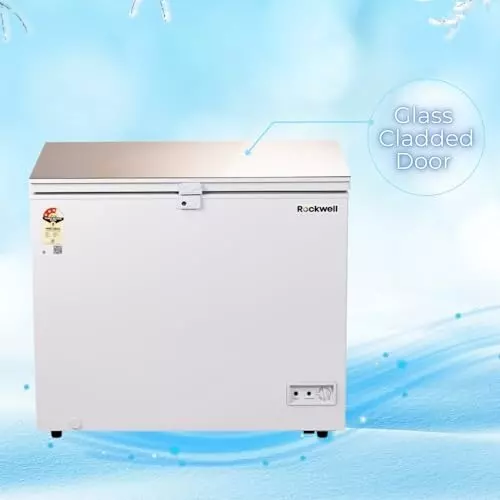 Rockwell 180 L Single Door Convertible Deep Freezer White, SFR210GD