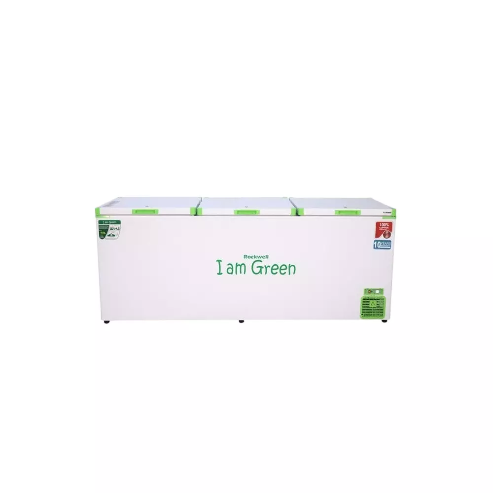 Rockwell Large Deep Freezer Non- Convertible 998 L 100% Copper Coil Heavy Duty PUF Insulation, GFR1210F-5S
