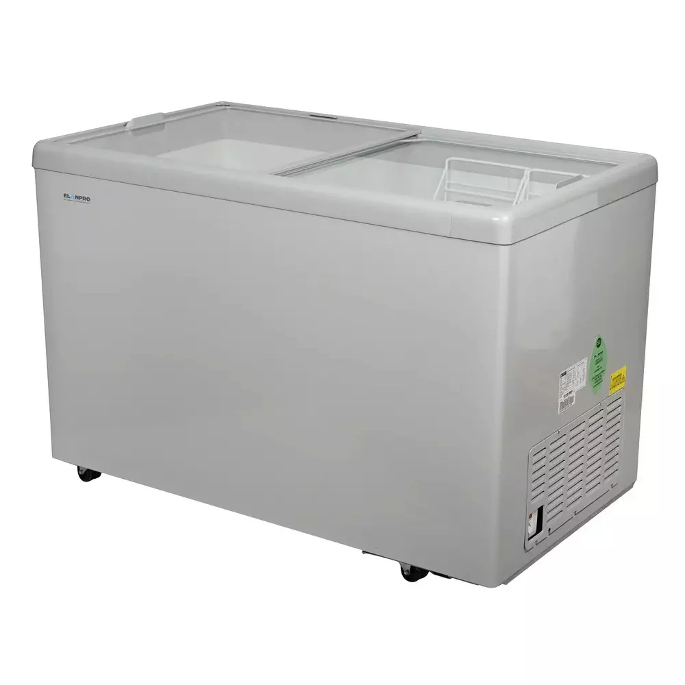 elanpro-chest-freezer-400-l-capacity-double-door-non-convertible-flat-glass-top-ekg-405a