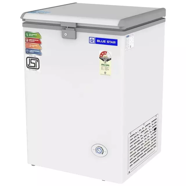 Blue Star 108 L Single Door White Hard Convertible Top Deep Freezer, CF3-130NEYW