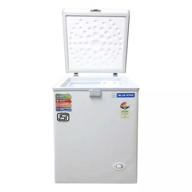 Blue Star 108 L Single Door White Hard Convertible Top Deep Freezer, CF3-130NEYW