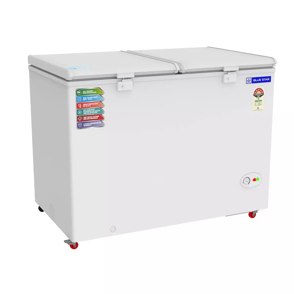 Blue Star Double Door Hard Top Deep Freezer, CH5-NEYW/NPYW Series