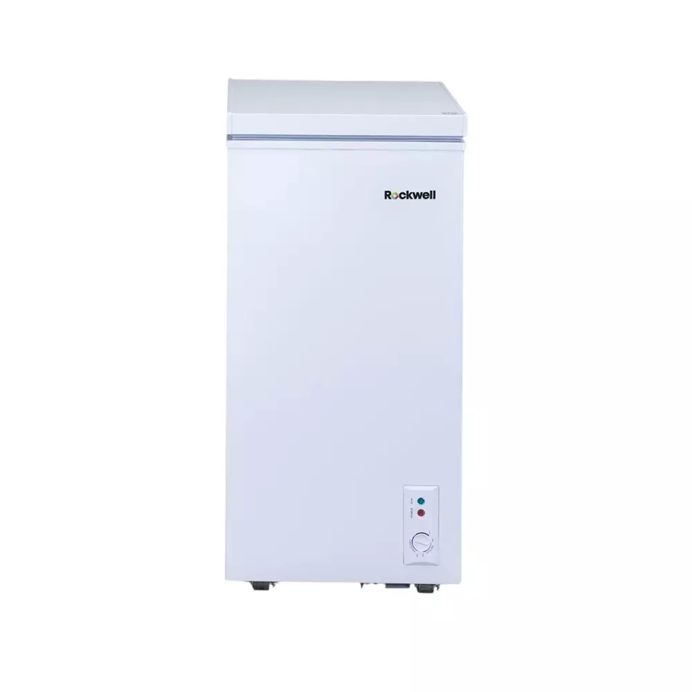 Rockwell Chest Deep Freezer Single Door Convertible 99 L Capacity 4D Cooling White, SFR110SDU-2S