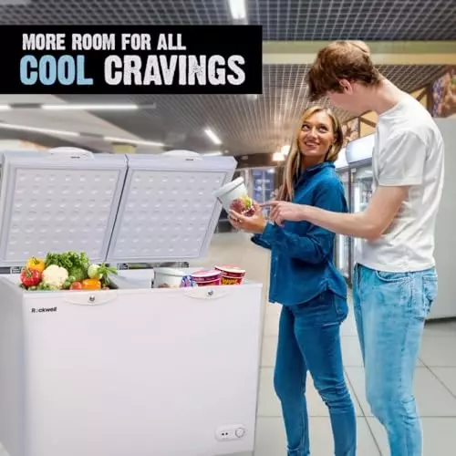 Rockwell 341 L Double Door  Combo Cooler Cum Freezer COMBI400A