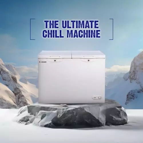 Rockwell 341 L Double Door  Combo Cooler Cum Freezer COMBI400A
