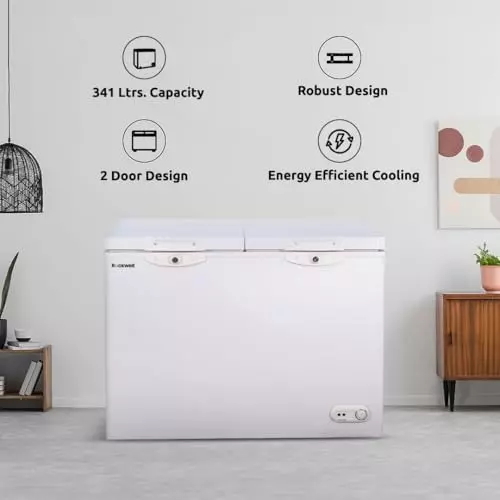 Rockwell 341 L Double Door  Combo Cooler Cum Freezer COMBI400A