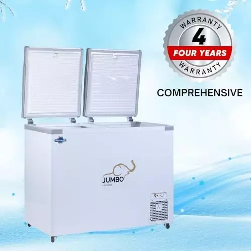 ROCKWELL 295 L Double Door Convertible Hard Top freezer, SFR350DDU