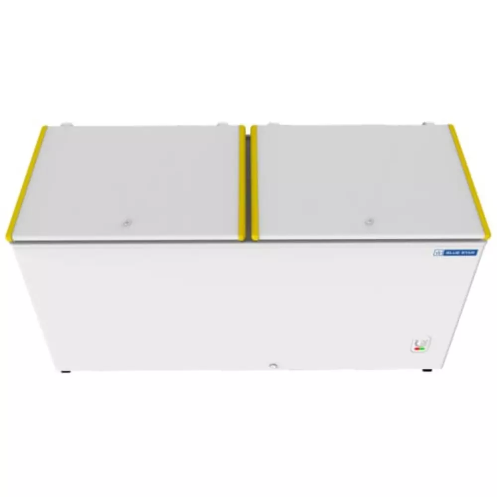 Blue Star 400 L Hard Top Deep Freezer Bottle Cooler Double Door Non Convertible Technology White Color, CHBK400MP
