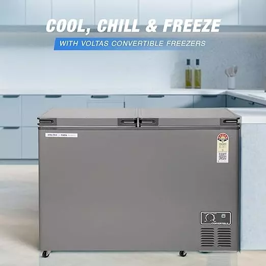 voltas-360-l-hard-top-deep-freezer-convertible-double-door-grey-cvf360da5-w-pl