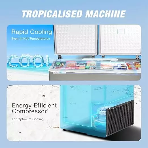 voltas-360-l-hard-top-deep-freezer-convertible-double-door-grey-cvf360da5-w-pl