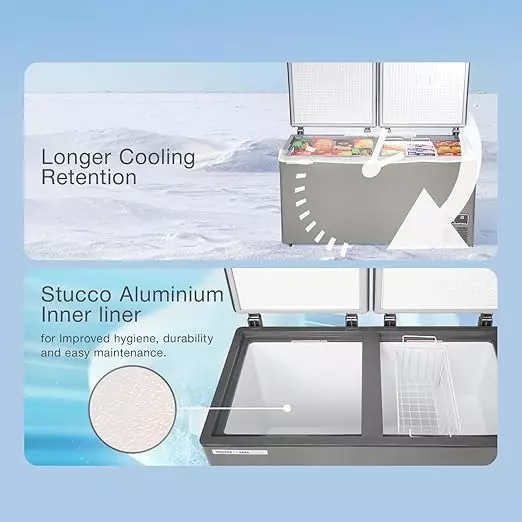 voltas-360-l-hard-top-deep-freezer-convertible-double-door-grey-cvf360da5-w-pl