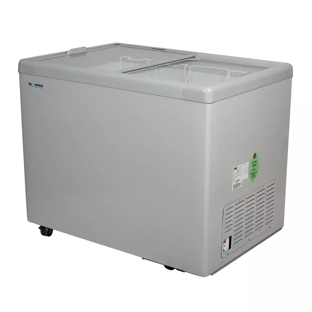 elanpro-chest-freezer-305-l-capacity-double-door-non-convertible-flat-glass-top-ekg-305a