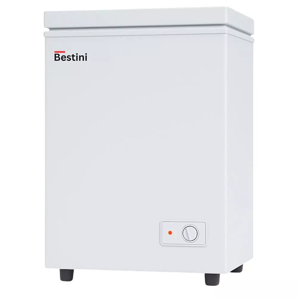 Bestini 100 L Deep Freezer White Color and -18°C to -25°C Temperature Range, BCF110