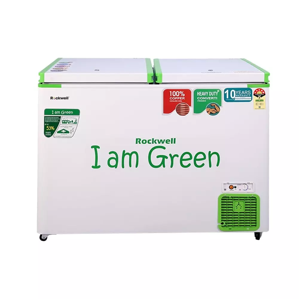 ROCKWELL 280 L Double Door Convertible Deep Freezer , GFR350DDUC