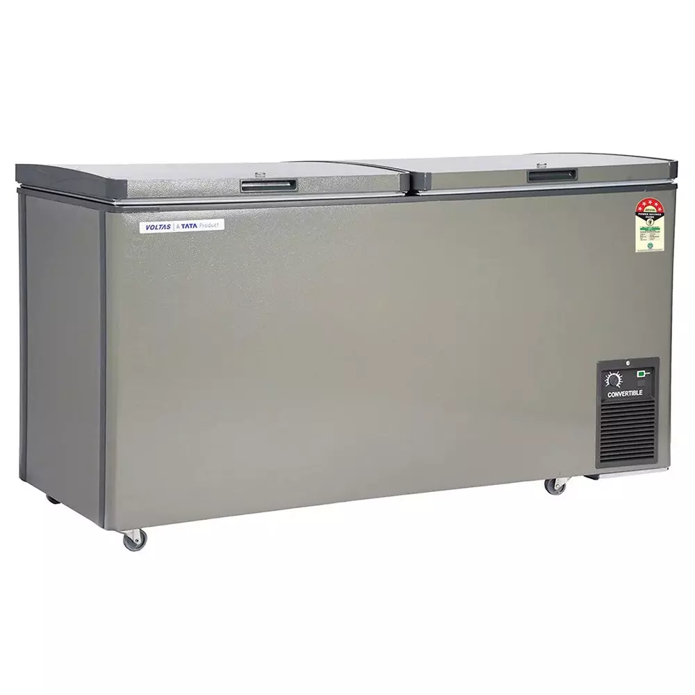 voltas-460-l-hard-top-deep-freezer-convertible-double-door-grey-cvf460