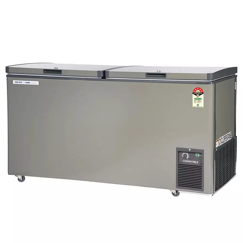 voltas-460-l-hard-top-deep-freezer-convertible-double-door-grey-cvf460