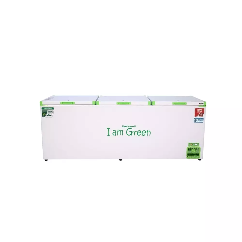 Rockwell Large Deep Freezer Non- Convertible 1254 L 100% Copper Coil Heavy Duty PUF Insulation, GFR1510F