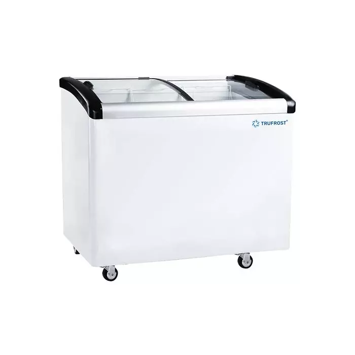 Trufrost Chest Freezer Double Door 290 L Capacity Glass Top, GTC 300 Premia