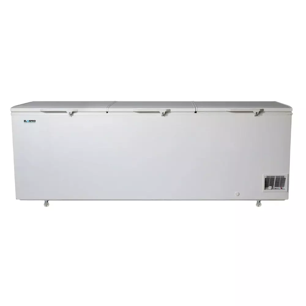 Elanpro Chest Freezer 818 L Capacity Triple Door Convertible Hard Top, EF 825