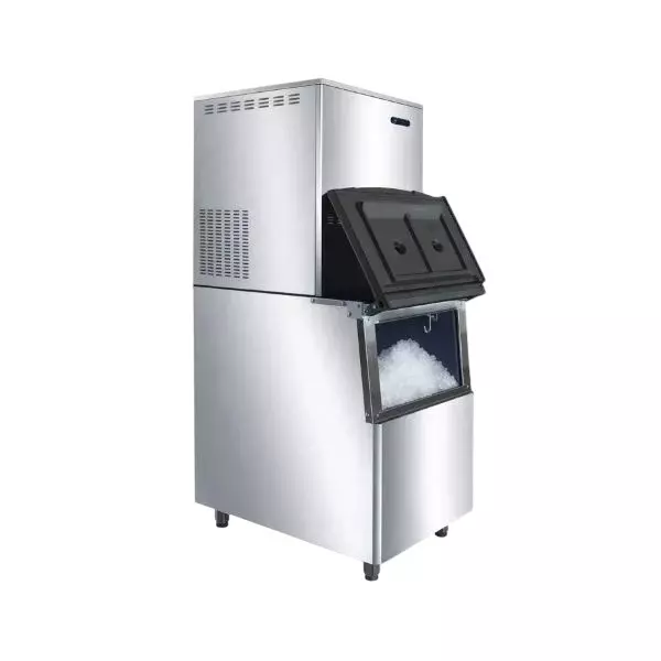GALAXY Ice Flaker Machine 300 Kg Capacity in 24 Hours 1360 W Stainless Steel Air (inside R404A Refrigerant), IFM-300
