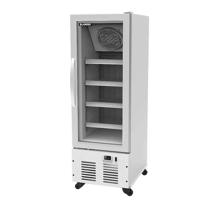 Elanpro Upright Freezer 213 L Capacity Single Glass Door, EFGV 275